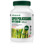 Super Policosanol 80mg with Coq10 30mg, 120 Vegan Capsules, 4-Month Supply