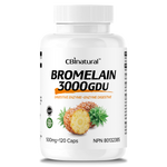 3000 GDU Bromelain Digestive Enzymes 500mg 120 Vegan Capsules, 4-Month Supply, Non-GMO, Gluten Free