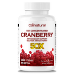 Cranberry 50:1 Extract, 25000 mg Strength, 120 Vegan Capsules, 4-Month Supply