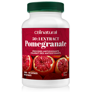 Pomegranate 50:1 Extract, 25000 mg Strength, 120 Vegan Capsules, 2-Month Supply