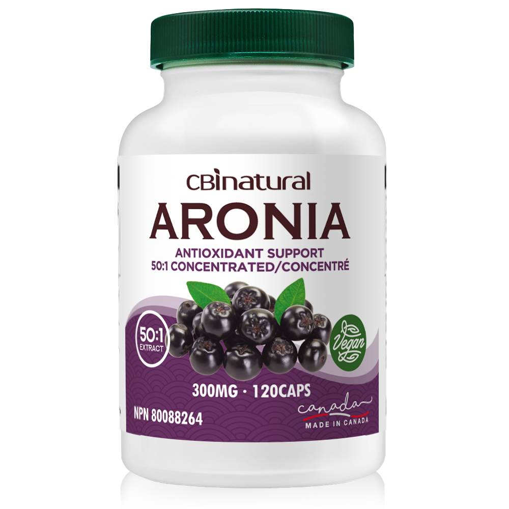 Aronia 50:1 Extract, 15000 mg Strength, 120 Vegan Capsules, 4-Month Supply