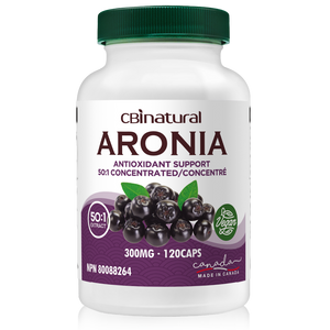 Aronia 50:1 Extract, 15000 mg Strength, 120 Vegan Capsules, 4-Month Supply