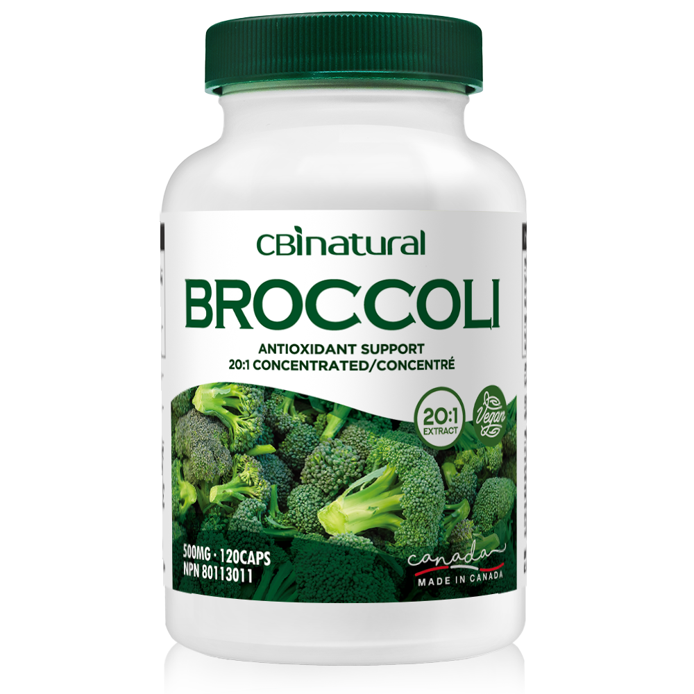 Broccoli 20:1 Extract, 10,000 mg Strength, 120 Vegan Capsules, 4-Month Supply