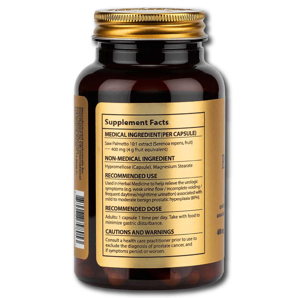 Saw Palmetto 10:1 Extract, 4000 mg Strength, 120 Vegan Capsules, 4-Month Supply
